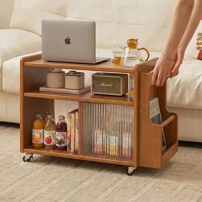 Table d'appoint compacte pour salon