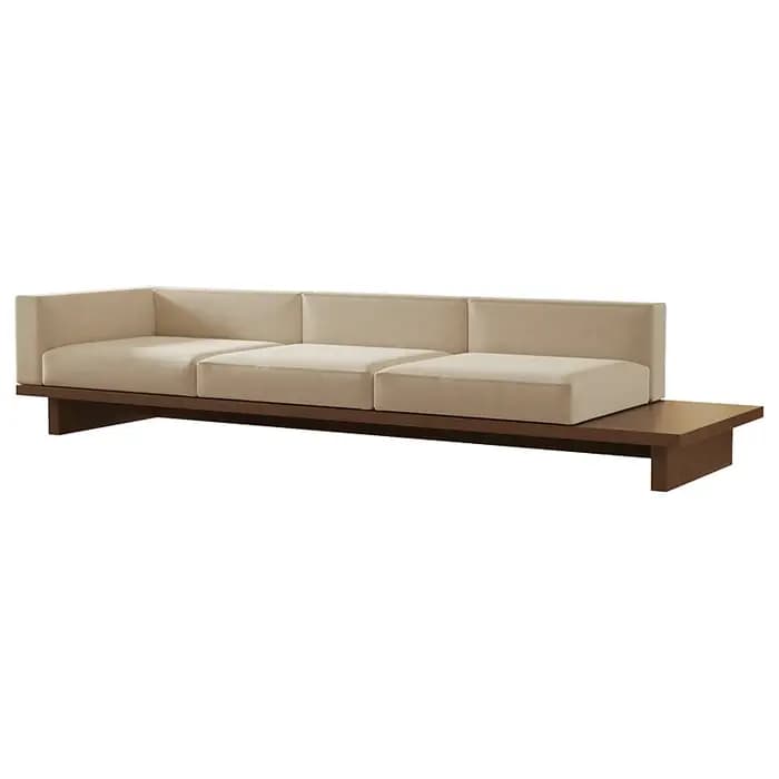 Accoudoir de canapé italien confortable, coussin de styliste, minimaliste, relaxant, élégant, access