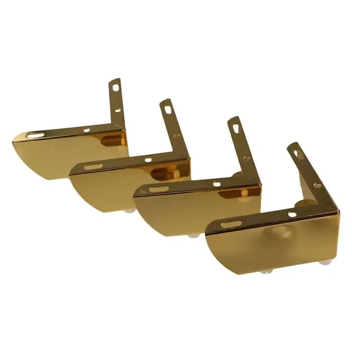 Pieds de meuble robustes à trois branches pour armoire TV