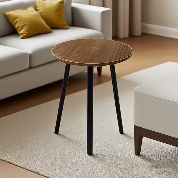 1 petite table basse à rotonité simple. | Table d'angle d'appoint pour canapé, pour salon, chambre
