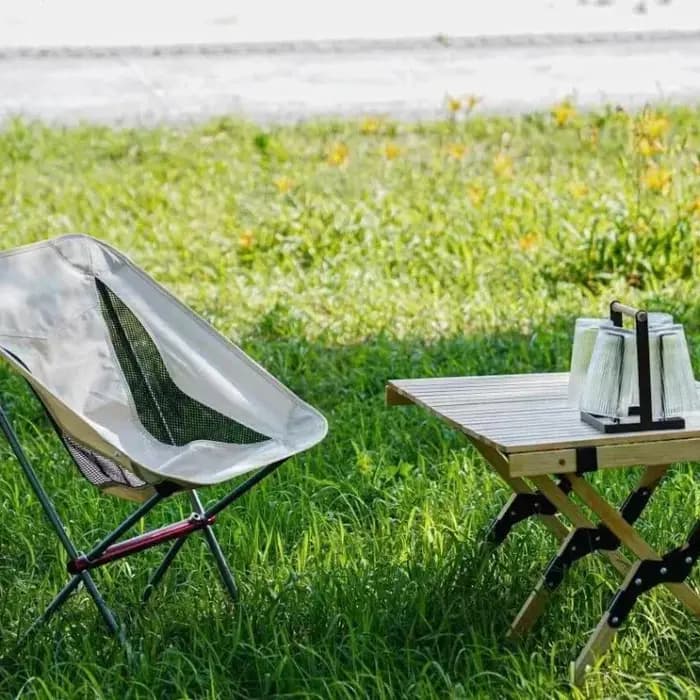 Chaise de Camping pliante Portable, cadre entièrement en aluminium, compacte avec sac de transport,
