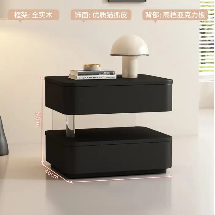 Petites tables de chevet créatives et modernes, esthétiques et luxueuses, table de nuit tendance, me