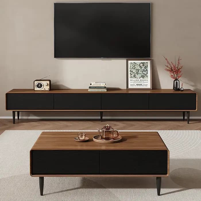 Meuble Tv minimaliste du milieu du siècle