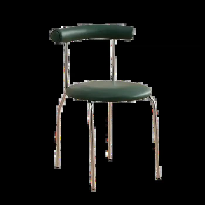 ChimEuropean-Chaises de salle à manger nordiques en métal blanc