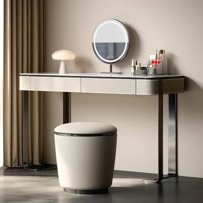 Coiffeuse minimaliste en bois