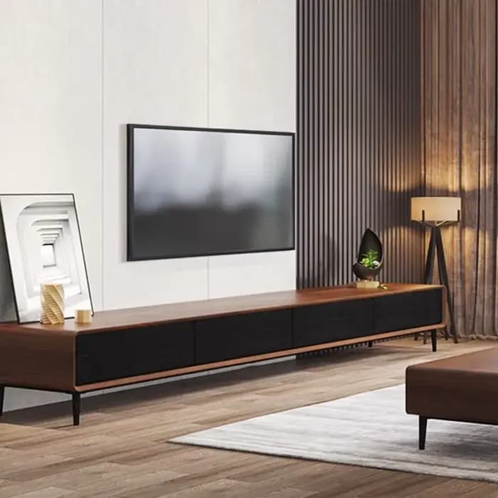Meuble Tv peu encombrant de qualité supérieure avec tiroirs