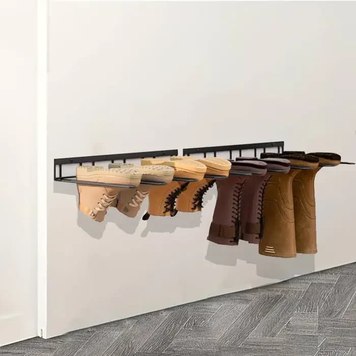 Étagère à chaussures murale robuste