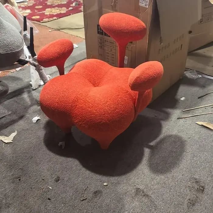 Style européen nouveau château magique ballon chaise petit canapé