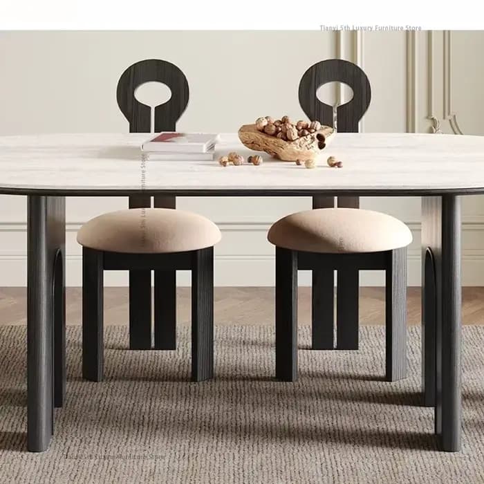 Tables à manger nordiques en bois, tables à manger modernes en marbre pour salon, cuisine, design italien, meubles de maison, Tavolo Pranzo LLDT