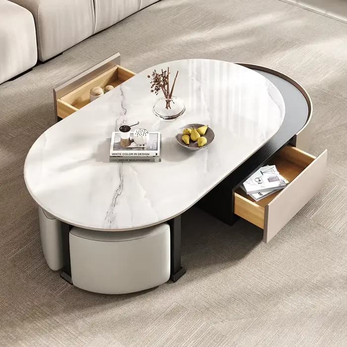 Ensemble De Tables basses rondes nordiques