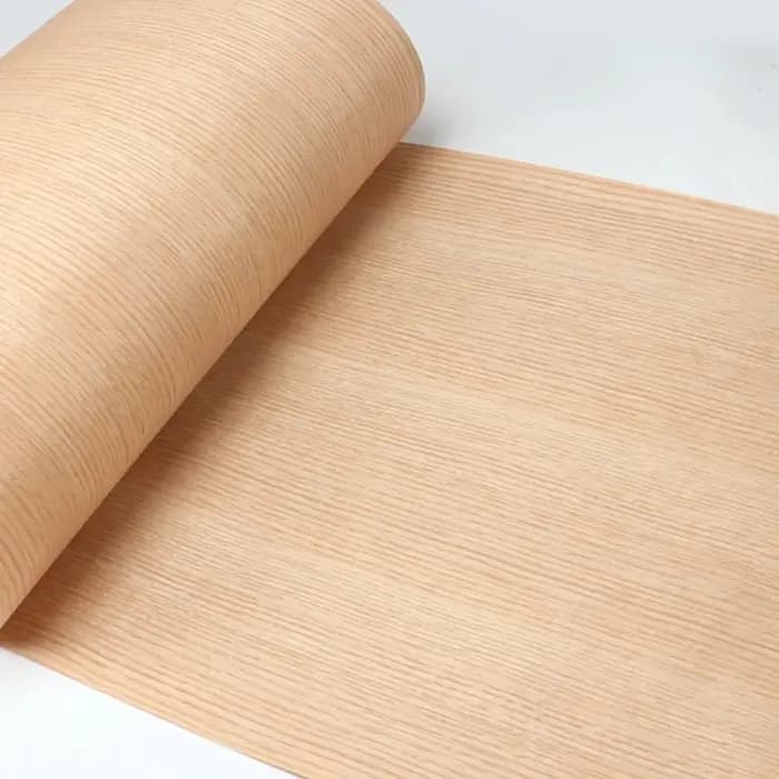 Feuilles de placage en bois de chêne rouge naturel, L:2.5 mètres, largeur: 550mm, T:0.25mm, droit, M