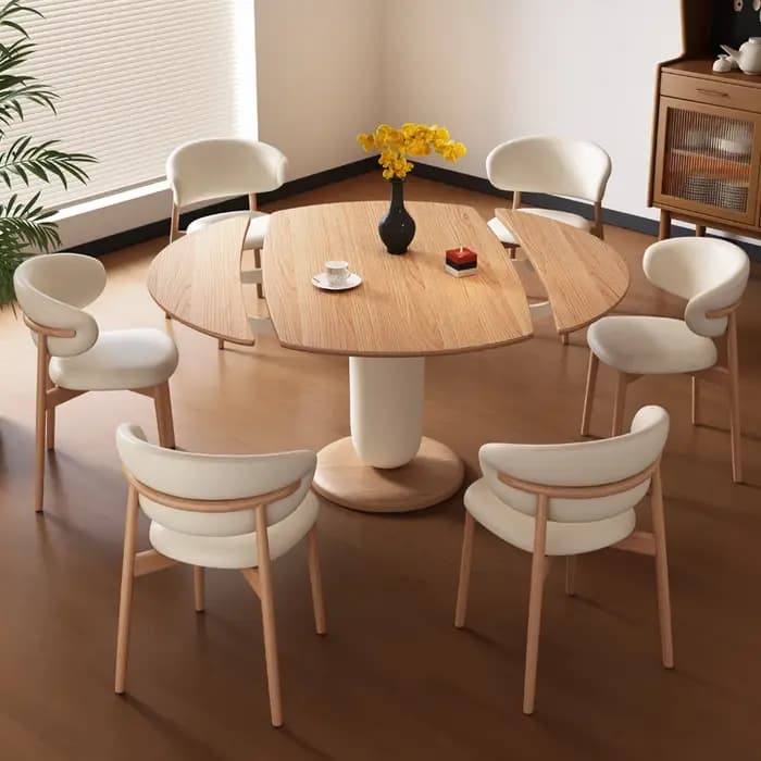 Pieds Table à manger imperméable ronde De luxe salon cuisine