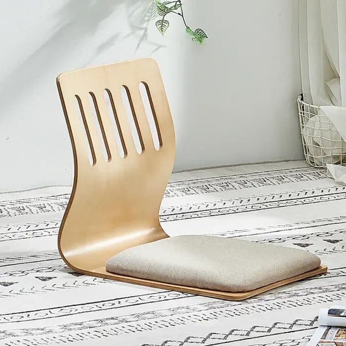 Paresseux canapé Tatami simple jambes dossier chaise élément Minimali japonais chaise de sol coussin