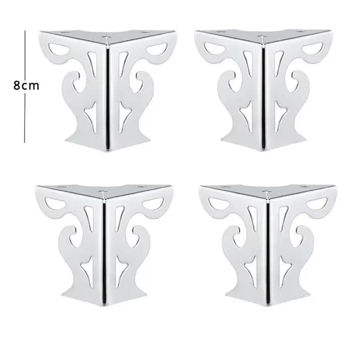 Pieds de canapé évidés de style européen, pieds de meubles modernes, finition 256, armoire de table,