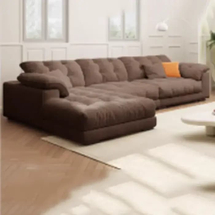 Salon européen Salon canapés luxe minimaliste lit de repos canapés Double paresseux Salon Muebles me