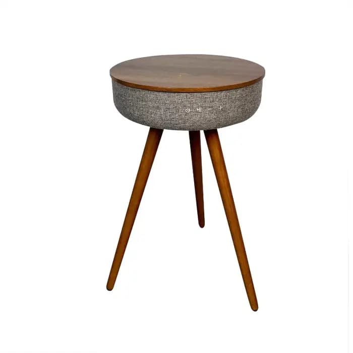 Table basse intelligente avec chargement sans fil, Table d'appoint Bluetooth, meuble de salon Compac