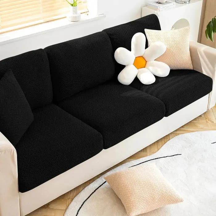 Housse de siège de canapé en Jacquard, extensible, pour salon, housse de coussin, protection amovibl