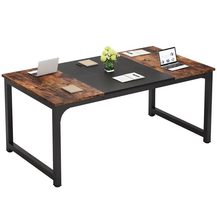 Tribesigns-Bureau d'ordinateur moderne, grand bureau, table d'ordinateur, bureau d'étude, poste de t