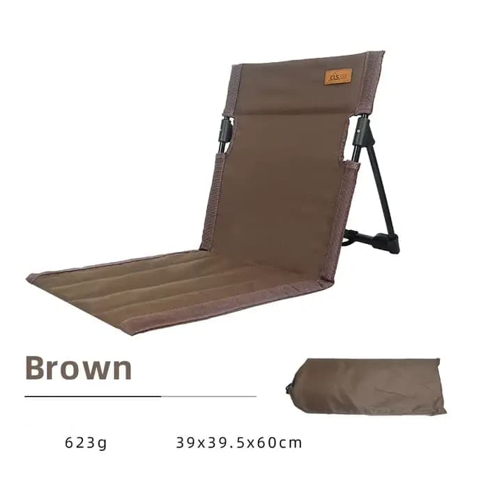 Chaise à Dossier Pliante Portable pour Camping en Plein Air