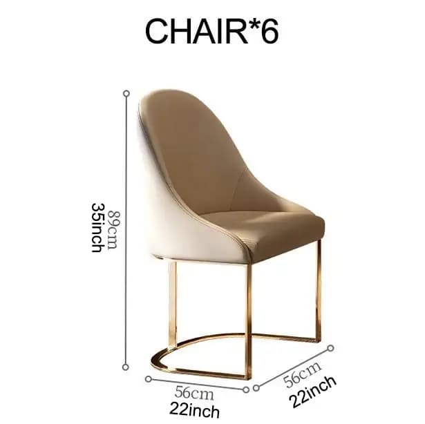 Table à manger ronde et chaise en marbre pour restaurant moderne