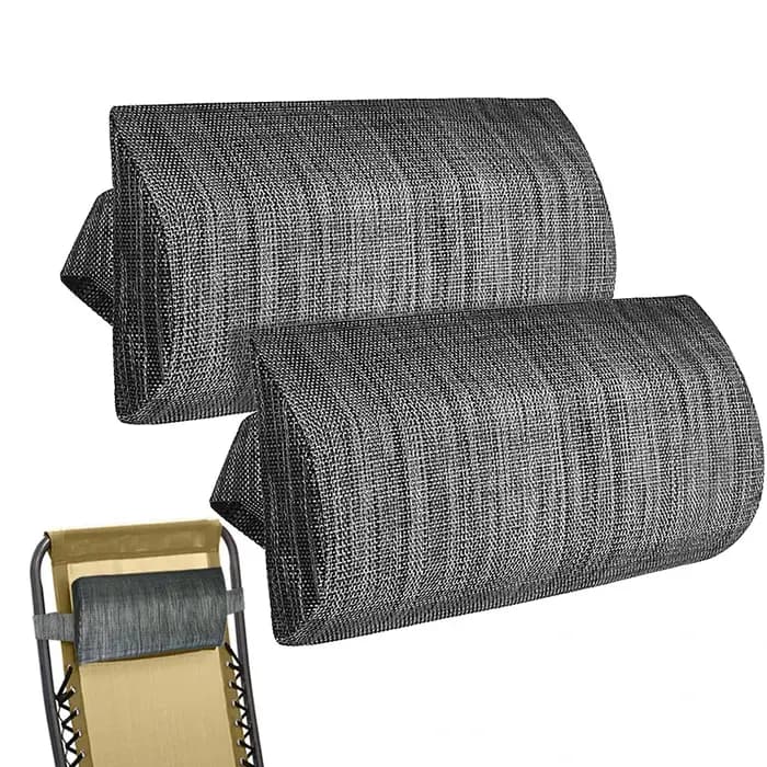 Chaise longue réglable avec coussin pour la lecture et la sieste