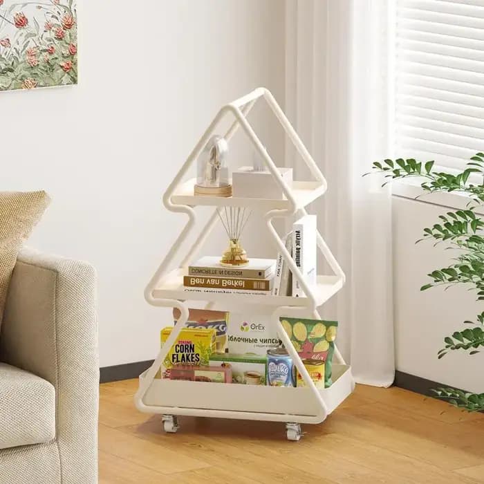 Arbre de noël Design Table basse côté multicouche salon Tables basses modernes livres