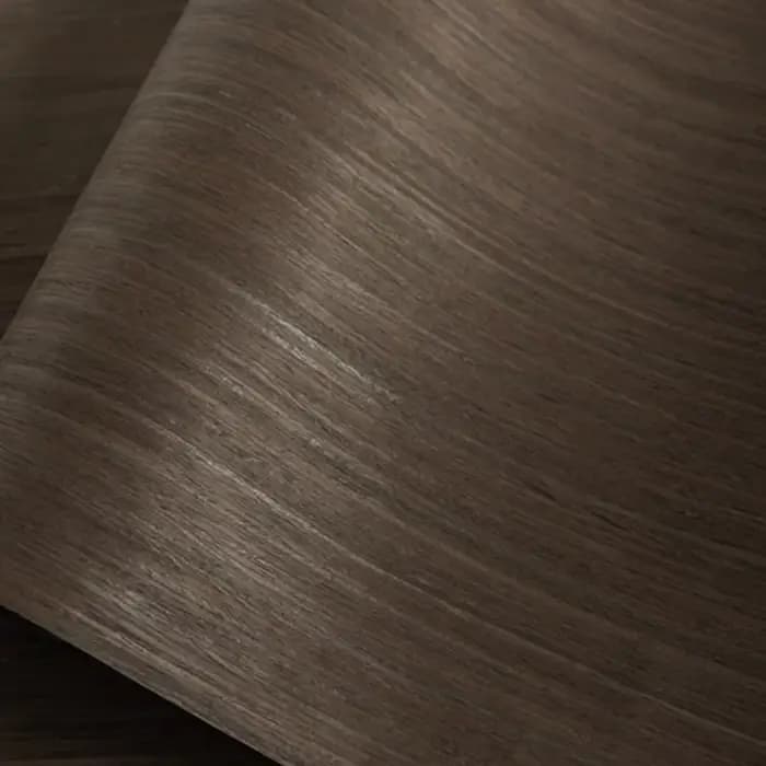 Feuille de placage de bois de module marron foncé, idéal pour la décoration de meubles de maison pol