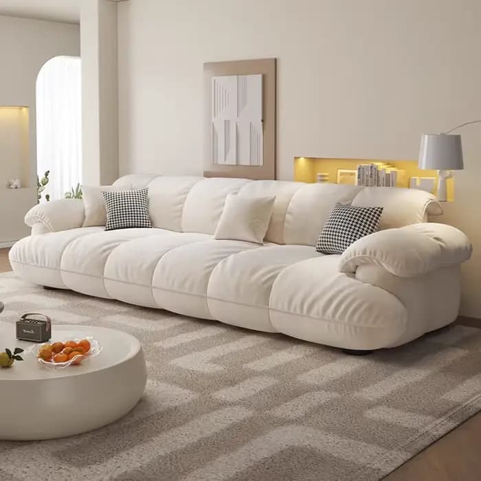 Coussin adultes canapé-lit confortable Relax grand canapé élégant doux nordique salon Moveis Para Ca