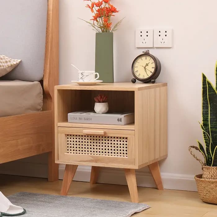 Table De chevet Mobile pour chambre à coucher, armoires, tiroirs De Console, rangement De luxe, Tabl