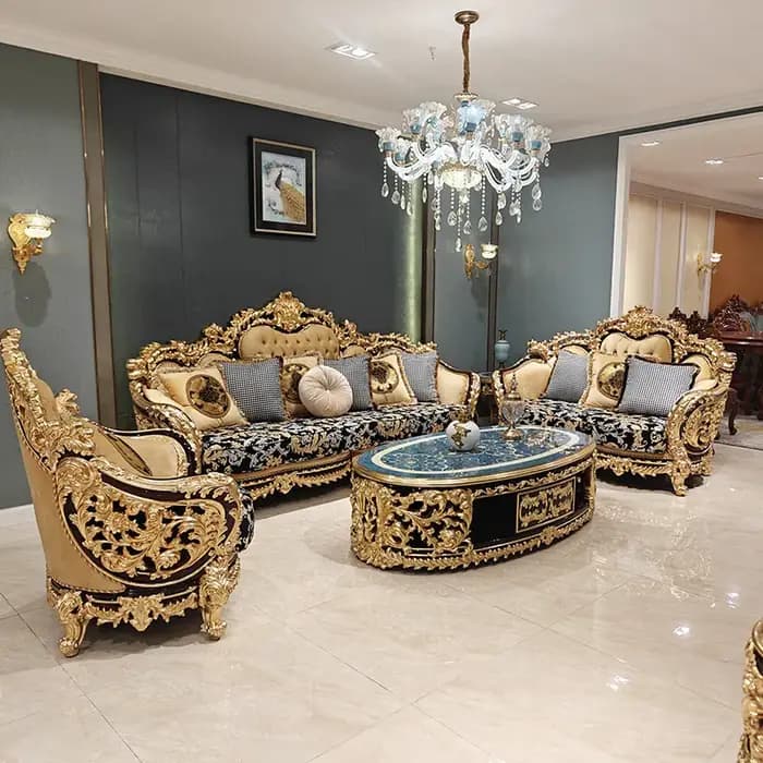 Canapé sectionnel de luxe en cuir