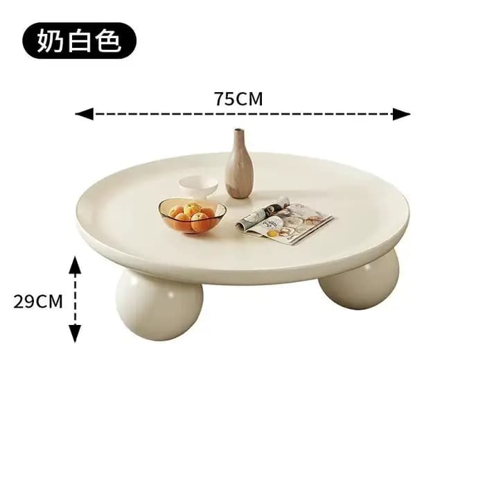 Table d'appoint ronde pour canapé