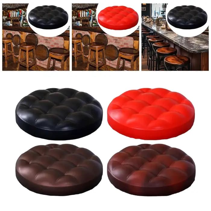 Coussin de siège de tabouret de Bar, coussin de siège rond de remplacement, accessoire de chaise de