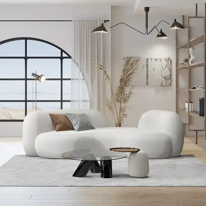 Canapé paresseux minimaliste inclinable De luxe design relaxant Salon