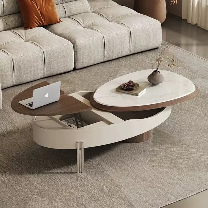 Table basse minimaliste De luxe, ensemble nordique, ornements multifonctions, Meuble De Salon italien esthétique