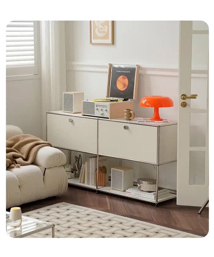 Meuble TV modulaire personnalisé en métal