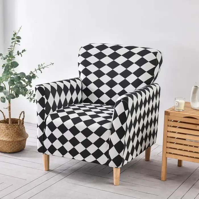 Housse de fauteuil de Banquet housses de chaise extensibles housses de canapé de fauteuil 1 pièce, h