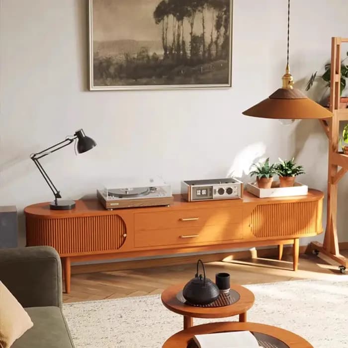 Meuble Tv De beauté nordique, tiroirs De rangement, meuble Tv moderne Premium, Vintage Simple, meubl