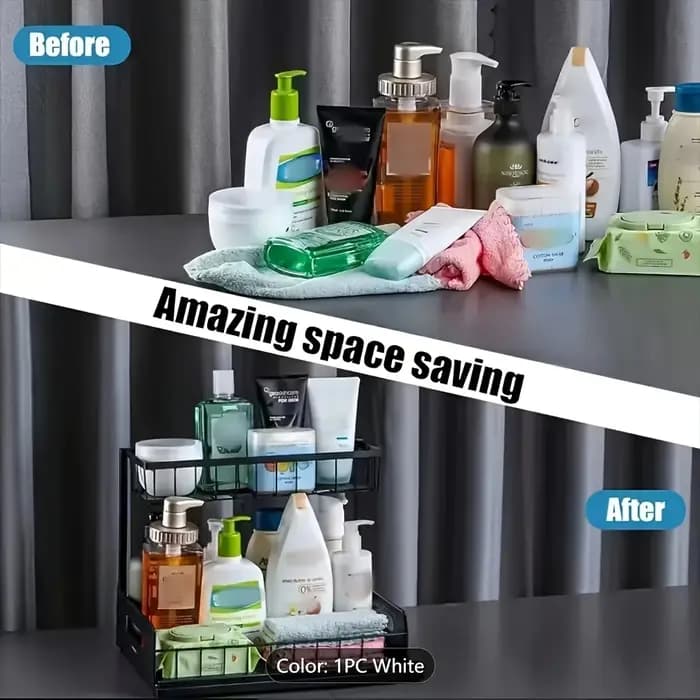 Ensemble de supports de rangement de cuisine sous évier