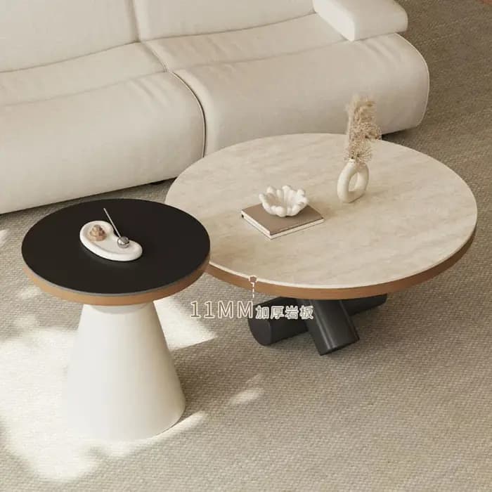 Table basse nordique, table d'appoint moderne italienne de luxe, tendance, vintage, style européen, Stolik Kawowy, meubles de salon