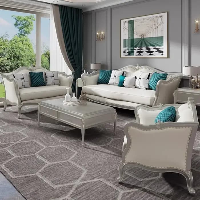 Canapé en cuir minimaliste design Style italien meubles de salon de luxe