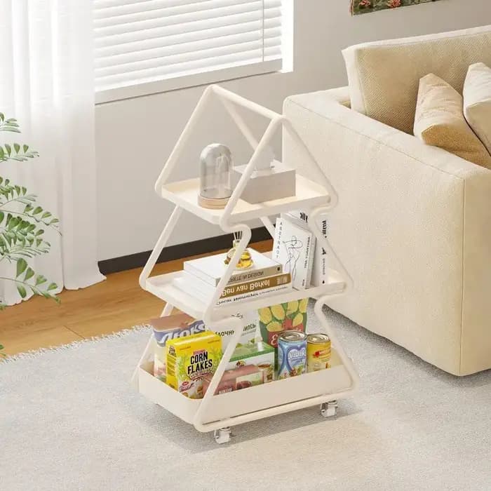 Arbre de noël Design Table basse côté multicouche salon Tables basses modernes livres