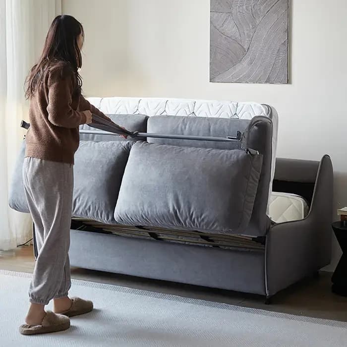 Le canapé-lit moderne avec couleur de matelas peut être personnalisé