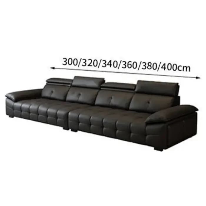 Europe cuir salon canapé Relax confortable grand