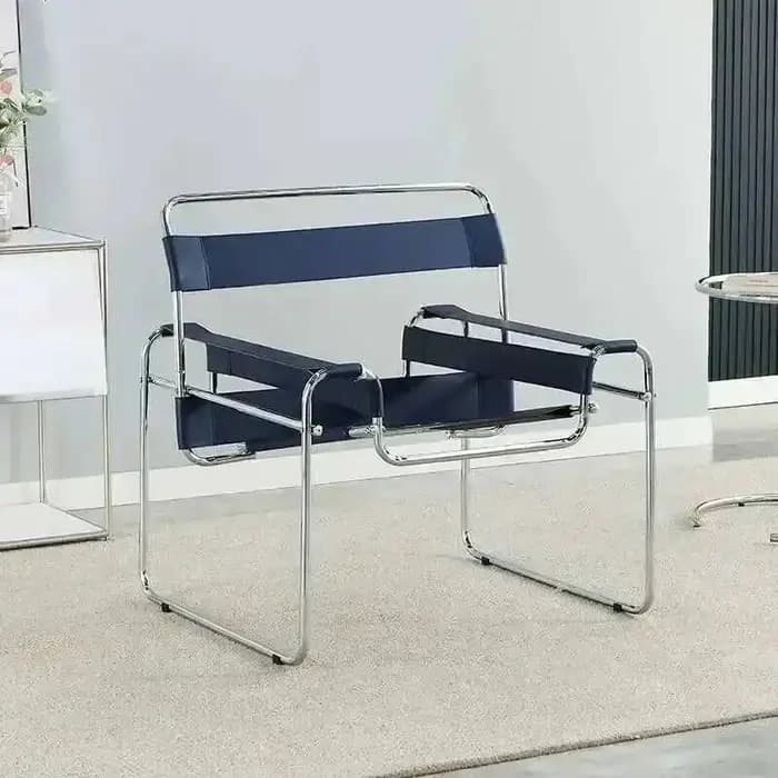 Chaise de salon industrielle Vassili de style nordique médiéval
