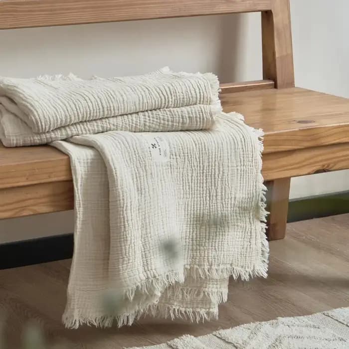 Couvertures en coton doux