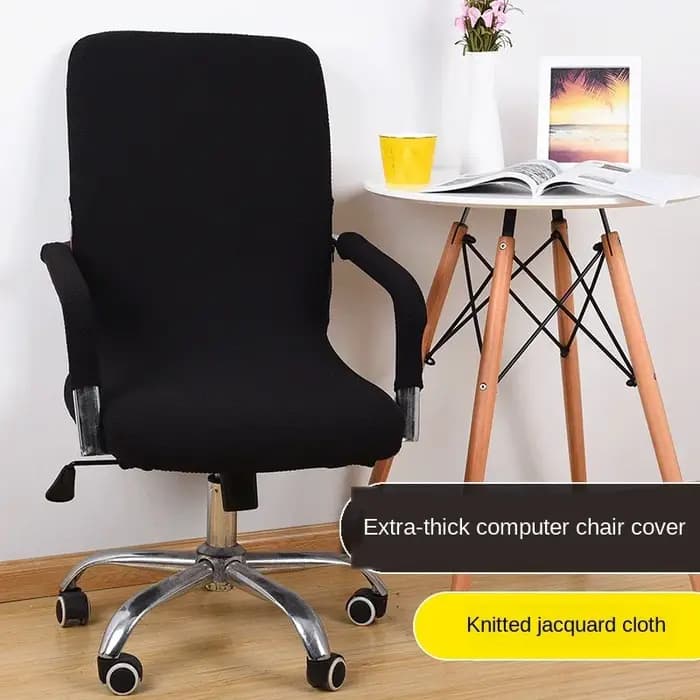 Housses de siège accoudoir tissu tabouret couverture bureau ordinateur chaise Internet café rotatif joint élastique