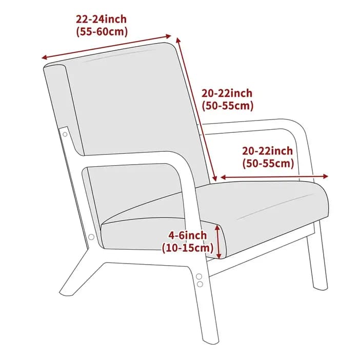 Housse de fauteuil en Jacquard