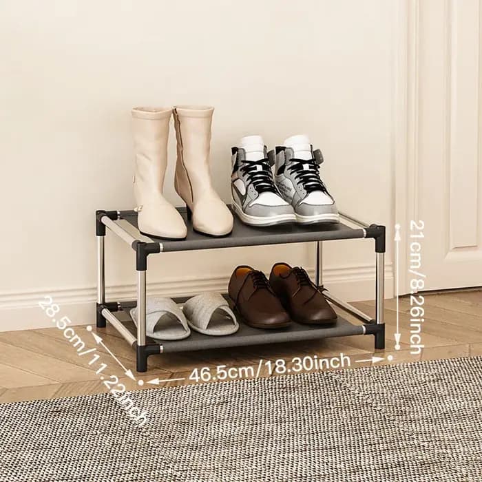 Mn Shoe-Étagère à chaussures simple en métal T1