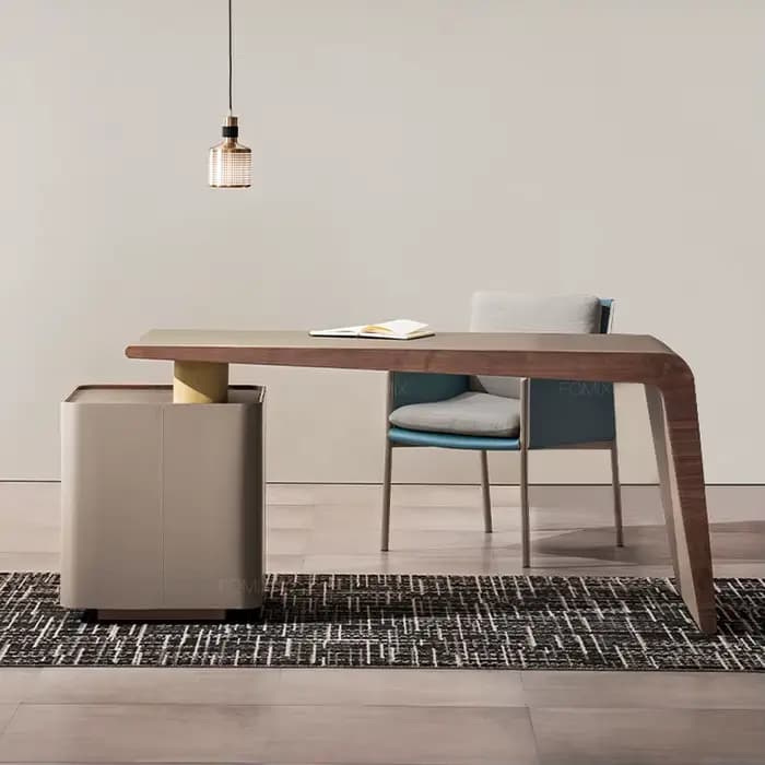 Bureau ergonomique élégant, Table sur pied spacieuse, Design européen, productivité parfaite, confor