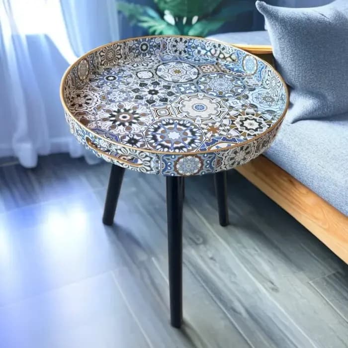 Table basse bohème thé